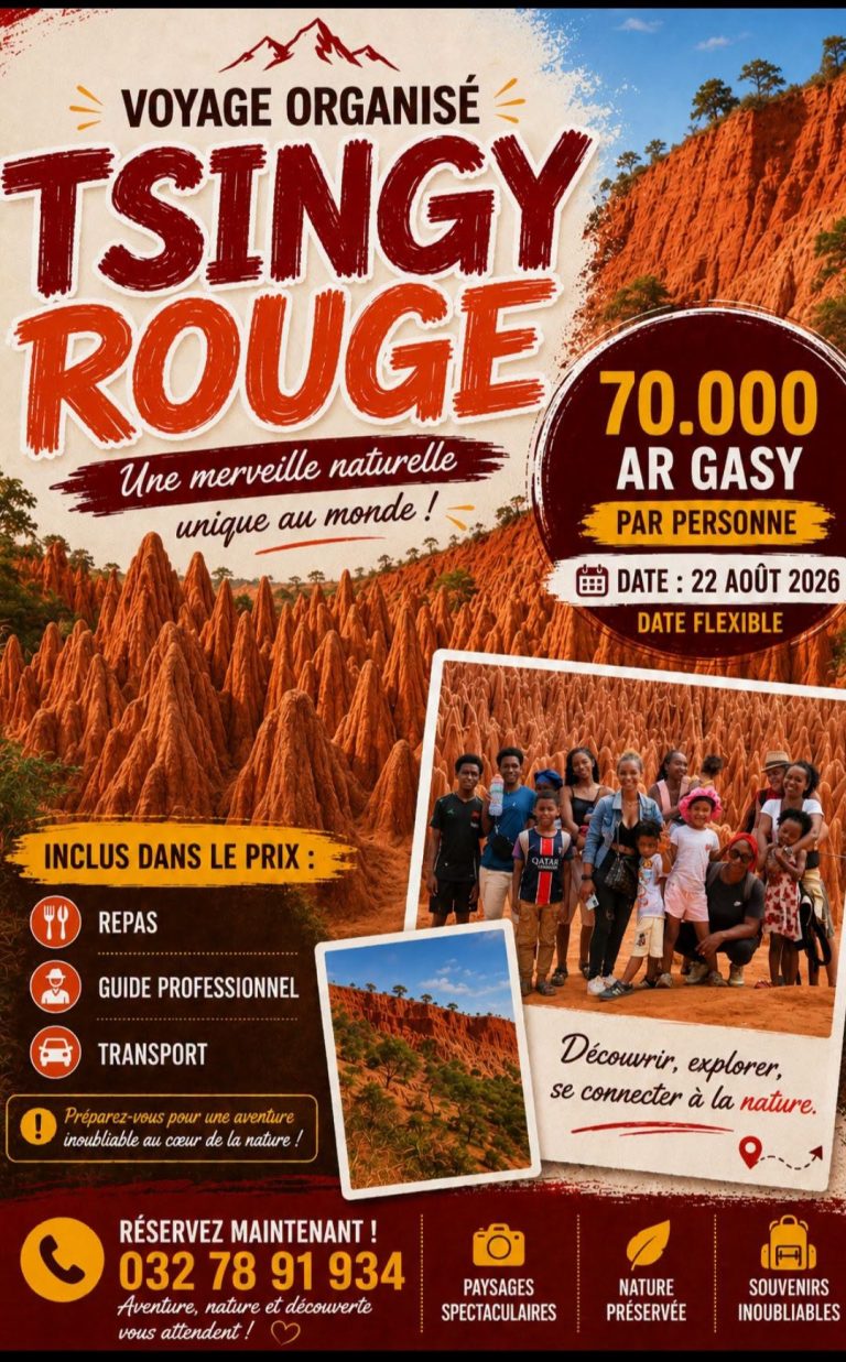 Excursion organisé — Tsingy Rouge