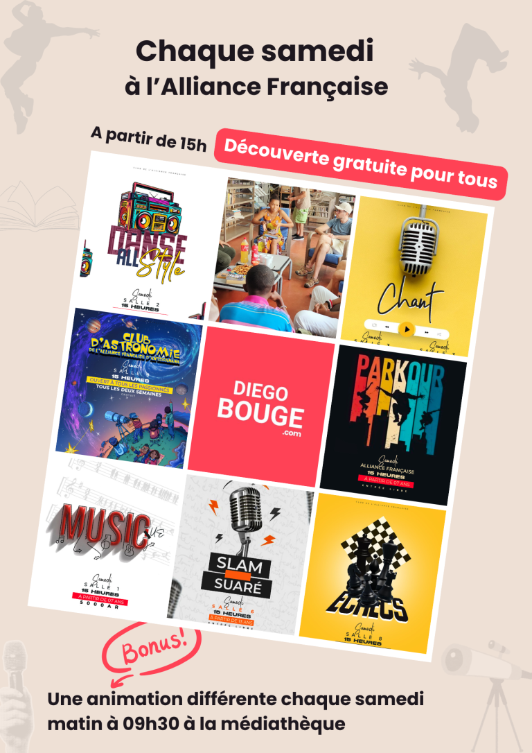 evenement alliance francaise diego samedi